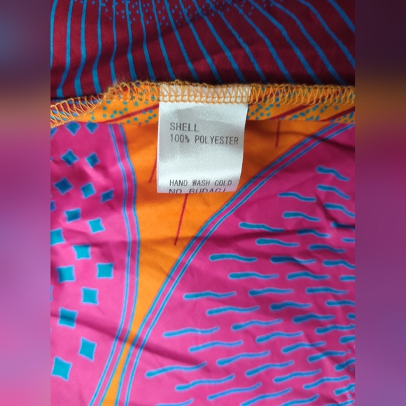 WHY Dress NWT Colorful Polyester Fabric Size M - Picture 14 of 16